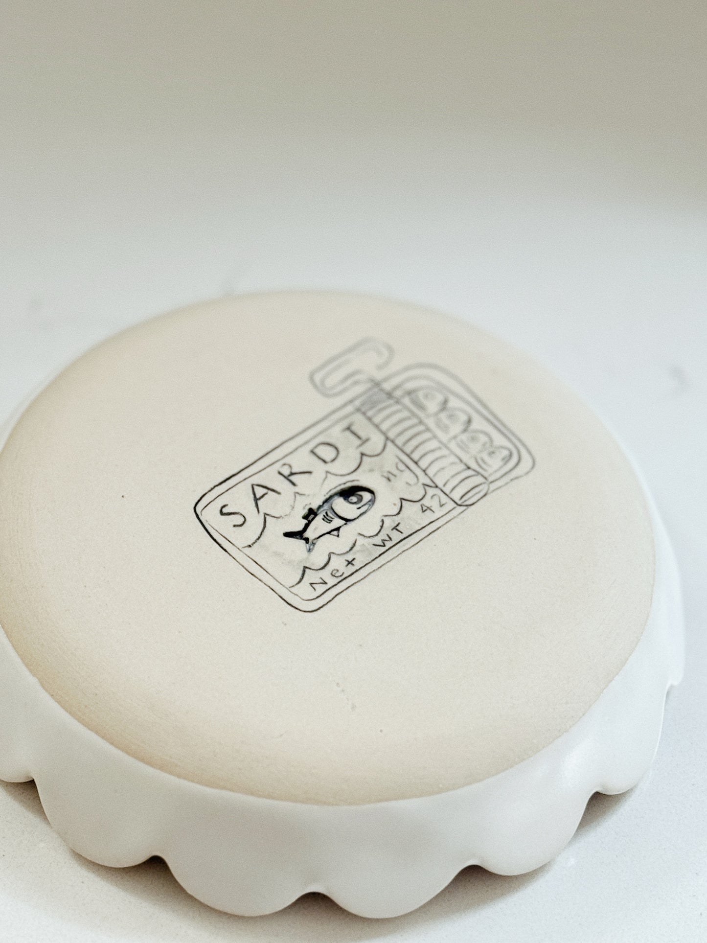 04 | Set of 2 Petal Plates (with Surprise Sardine Can Bottom!)