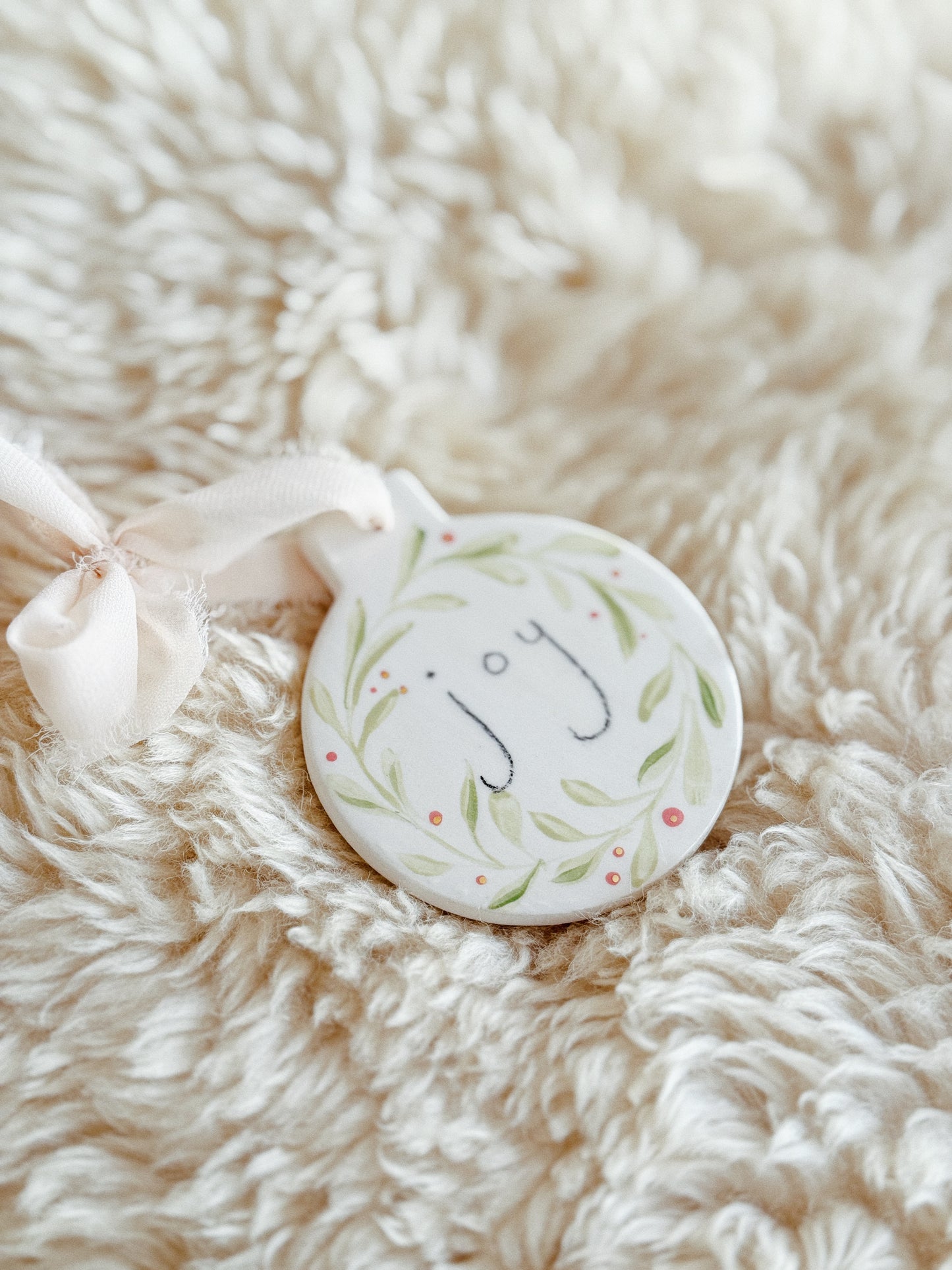 Ornament | Joy Wreath 22k Gold
