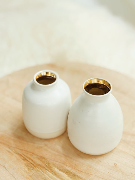 05 | 22k Gold Bud Vase Set of 2