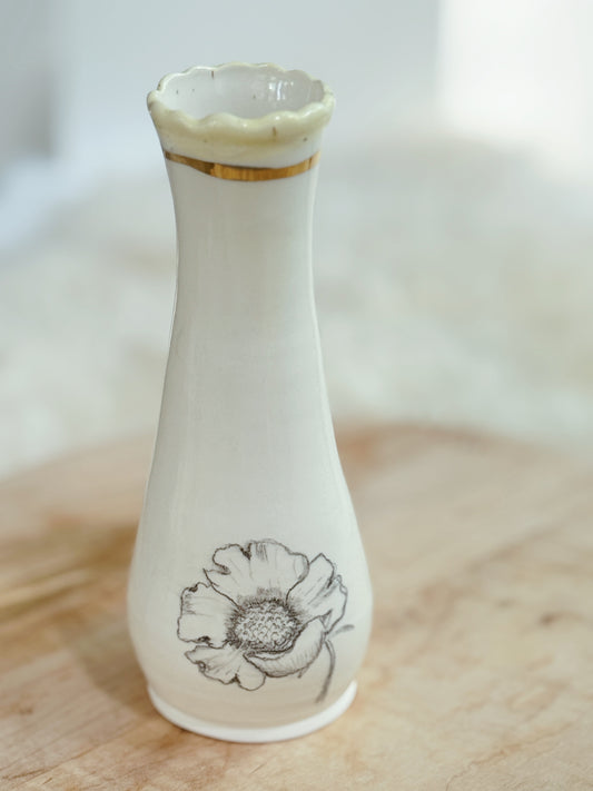 21 | Botany Sketchbook Vase 22k Gold