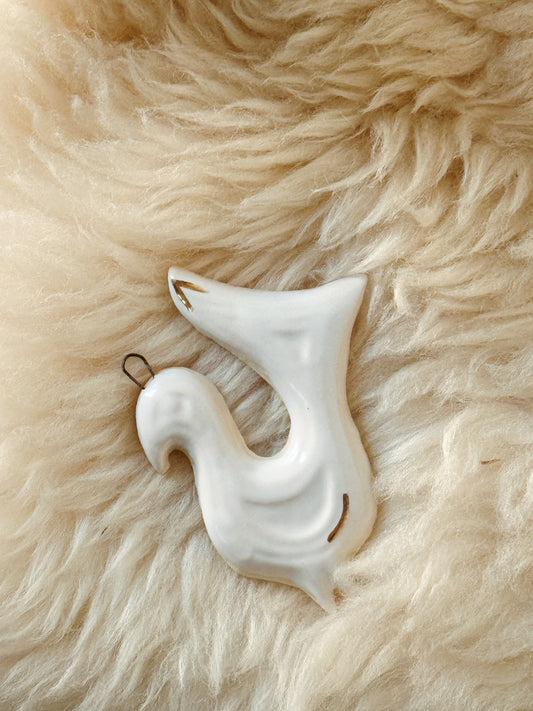 Ornament | Christmas Turtle Dove 22k Gold